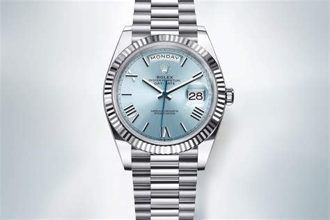 rolex day date platinum.